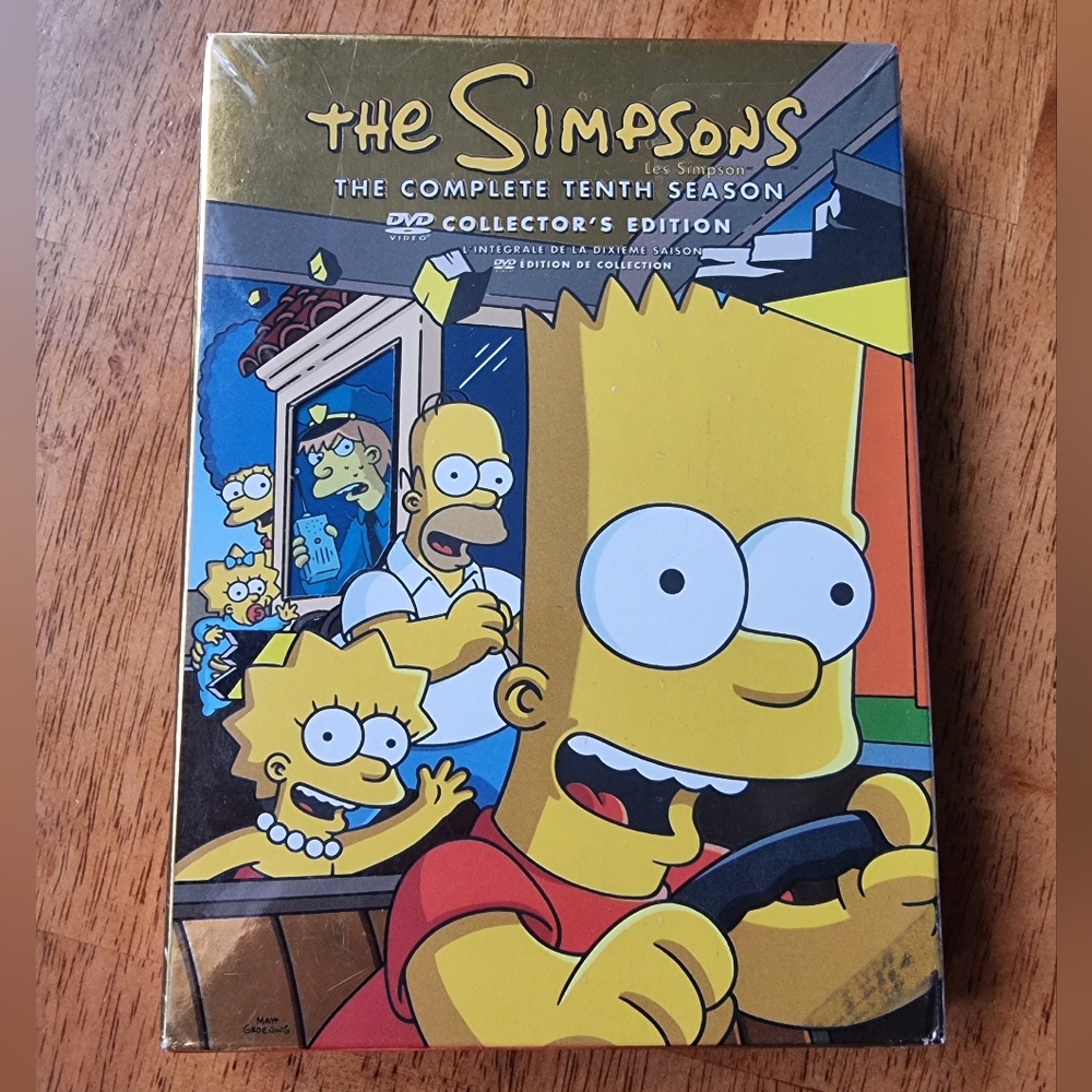 🆕️ The Simpsons Complete Tenth Season DVD Collector's Edition